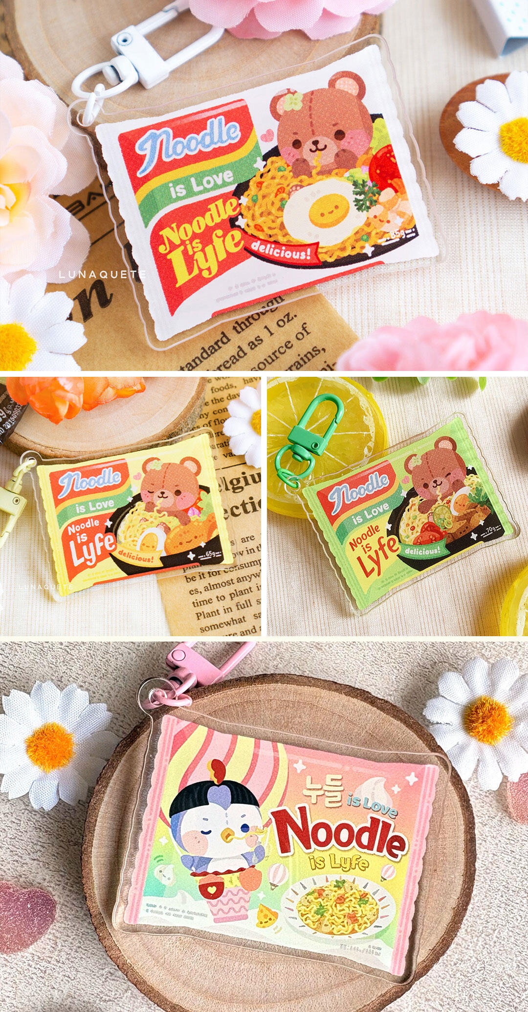 Noodle Keychains SGD 8 / 2 for SGD 14